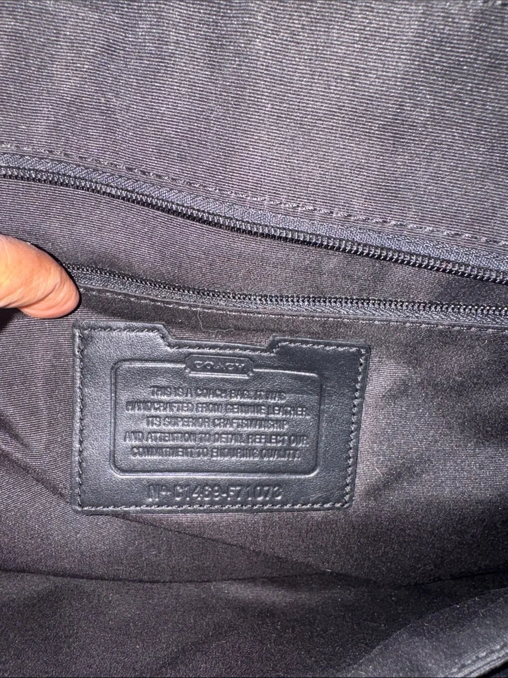 Vintage coach messenger bag